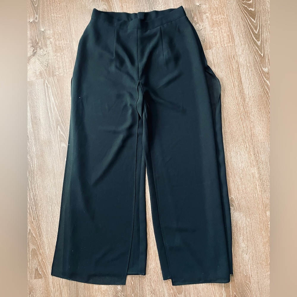 MSK Women’s Layered Palazzo Trousers Black Size 14 - Picture 3 of 8
